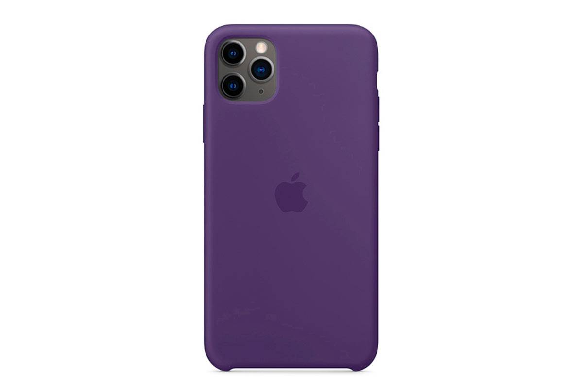 

Чехол для iPhone 11 Pro Max Silicone темно-фиолетовый