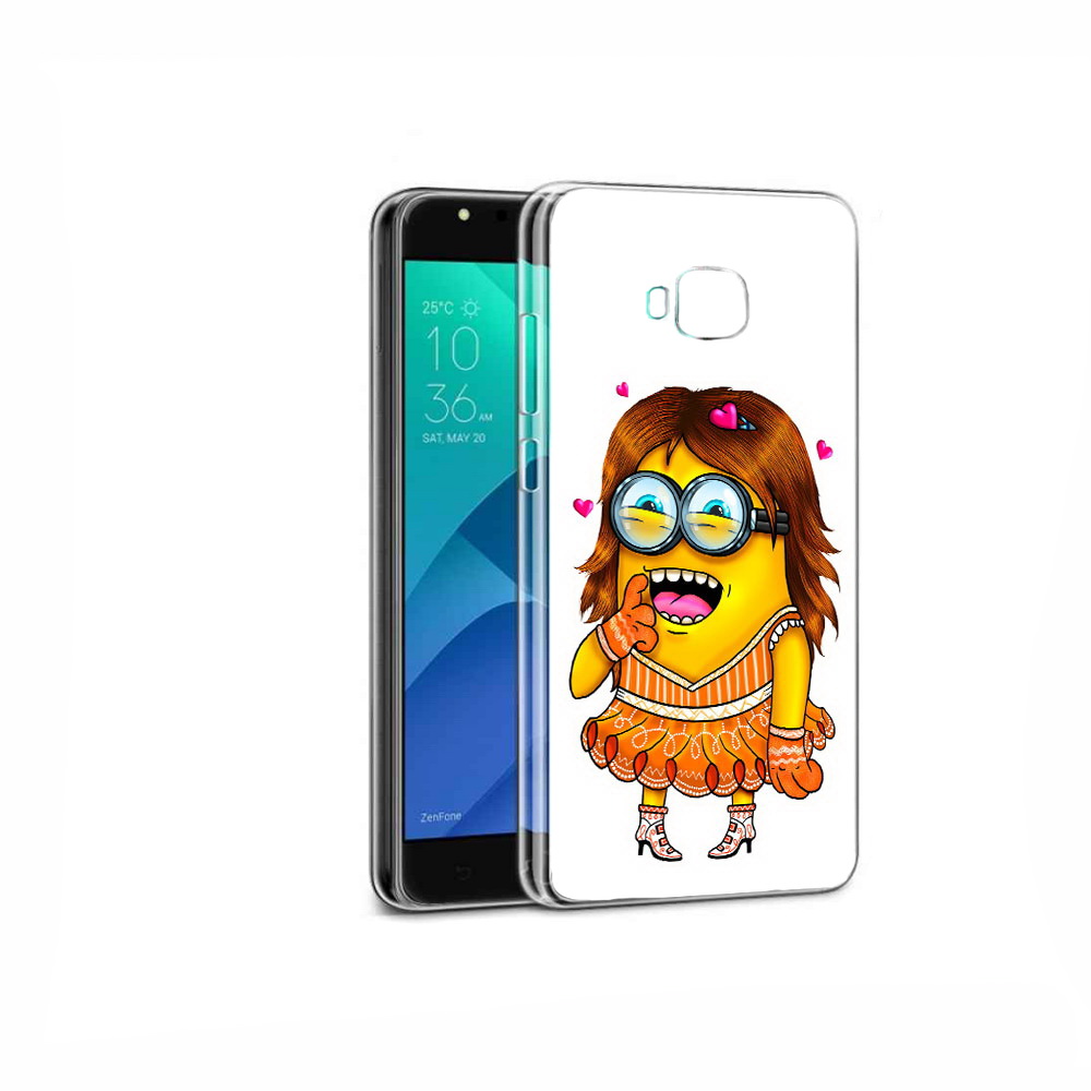 Чехол MyPads Tocco для Asus ZenFone 4 Selfie Миньон девочка