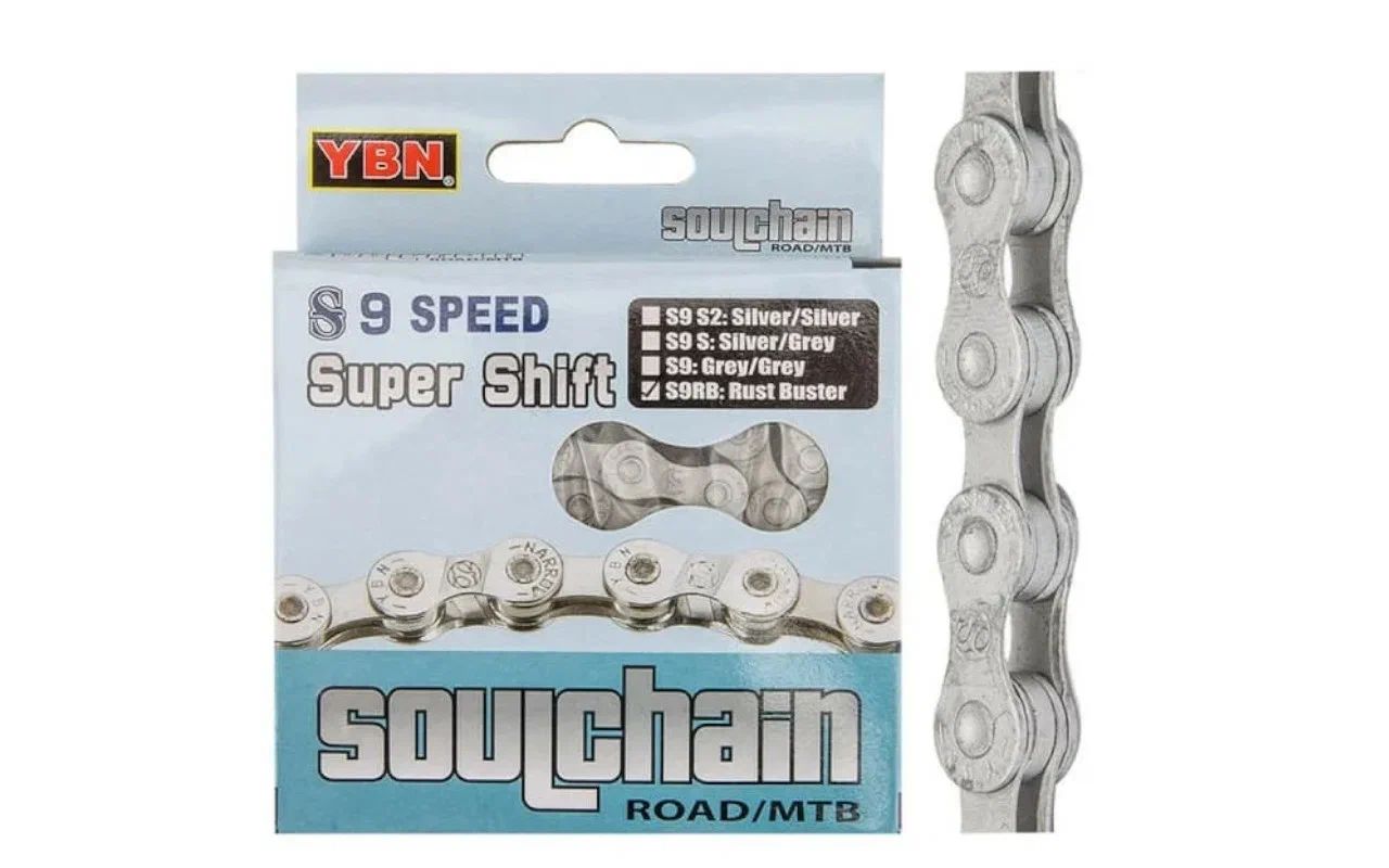 

Цепь YBN S9RB 1/2"x11/128" (116 звеньев) 9 ск. 570086