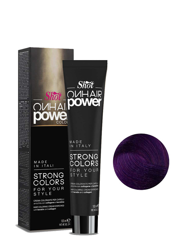 

Краска для волос Shot Power Color Фиолетовый 100 мл