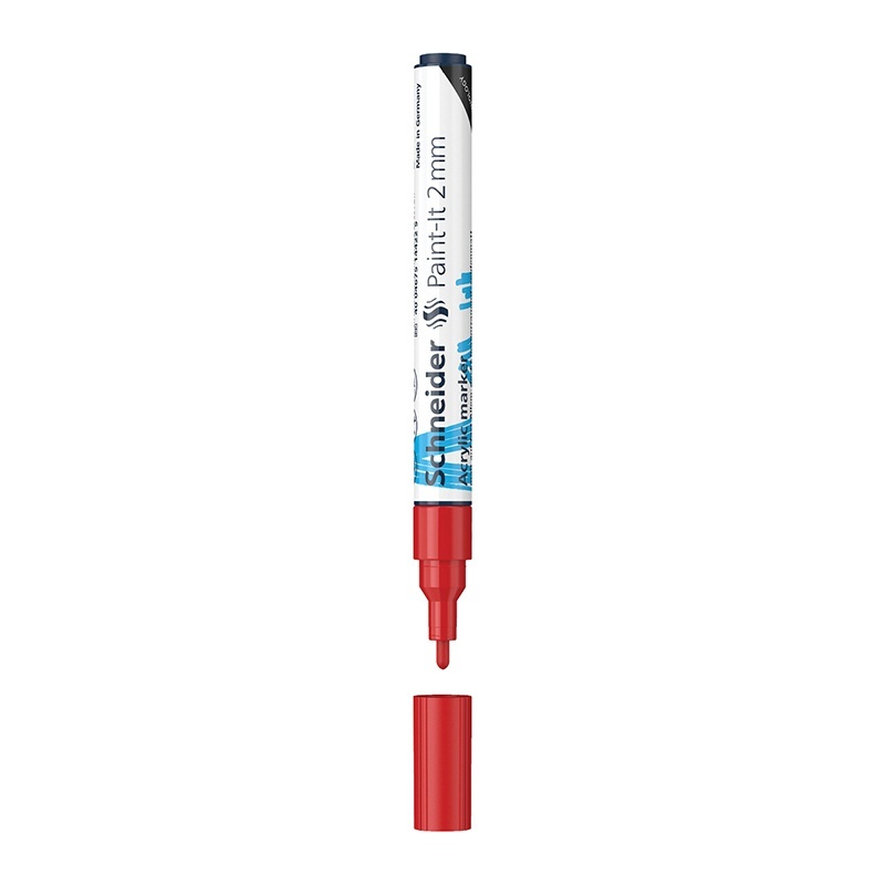 

Маркер акриловый Schneider 120102 Paint-It 310 2 мм пулевидный красный