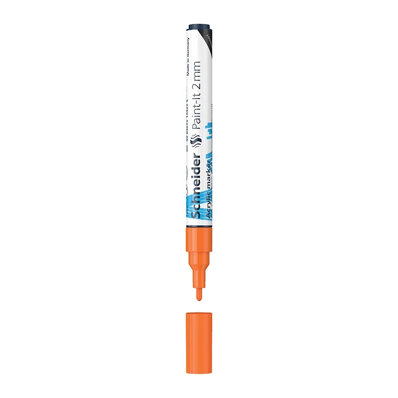 

Маркер акриловый Schneider 120106 Paint-It 310 2 мм пулевидный оранжевый