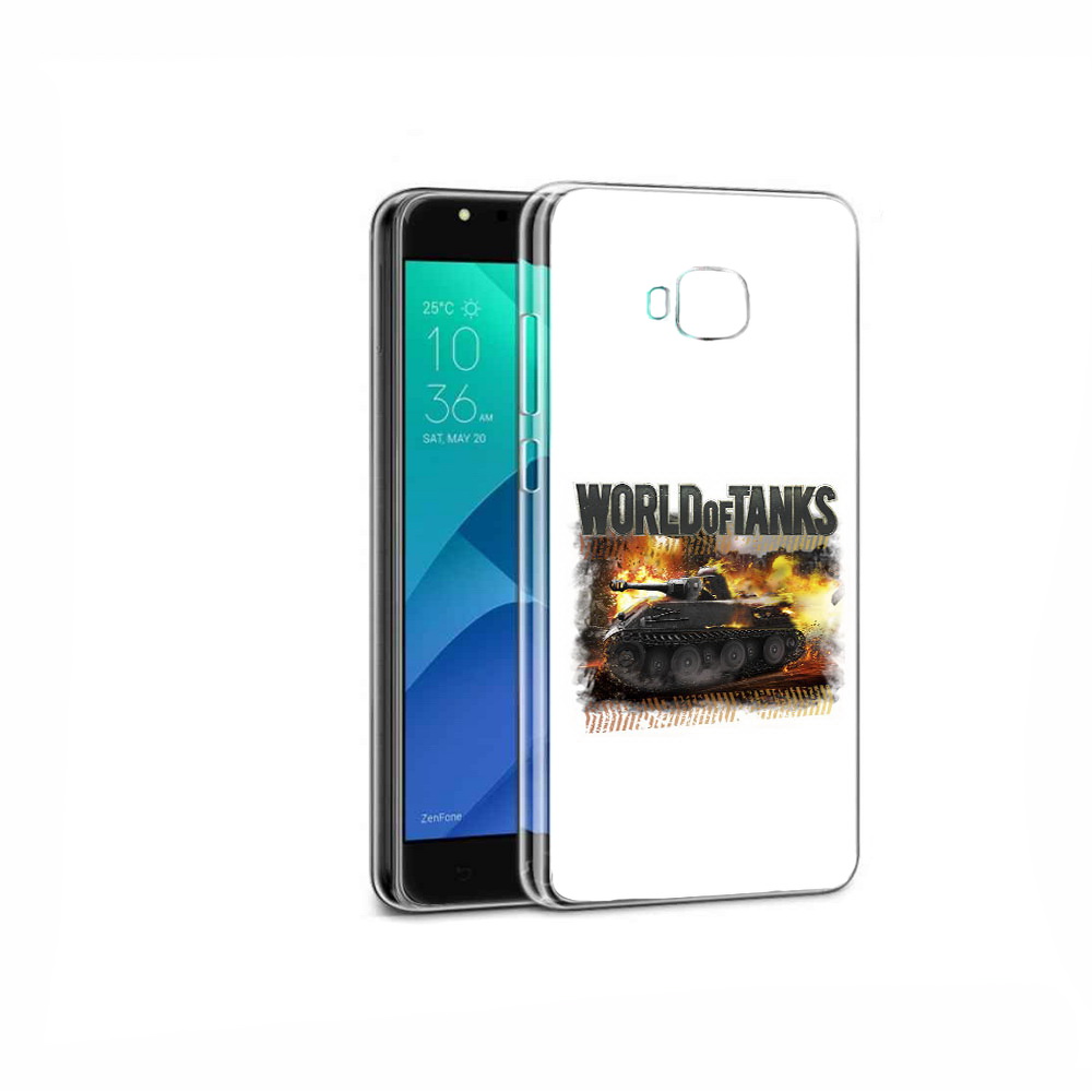 

Чехол MyPads Tocco для Asus ZenFone 4 Selfie Мир танков-2, Прозрачный, Tocco