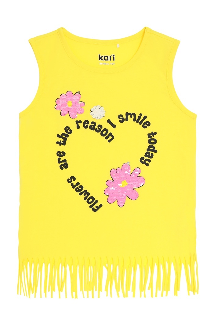 

Футболка детская Kari SS24C89401241, желтый, 122, 228876