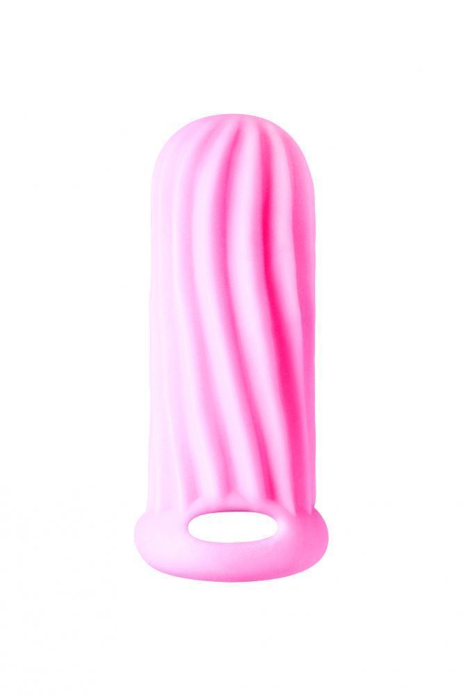 фото Фаллоудлинитель lola toys homme wide розовый 11 см