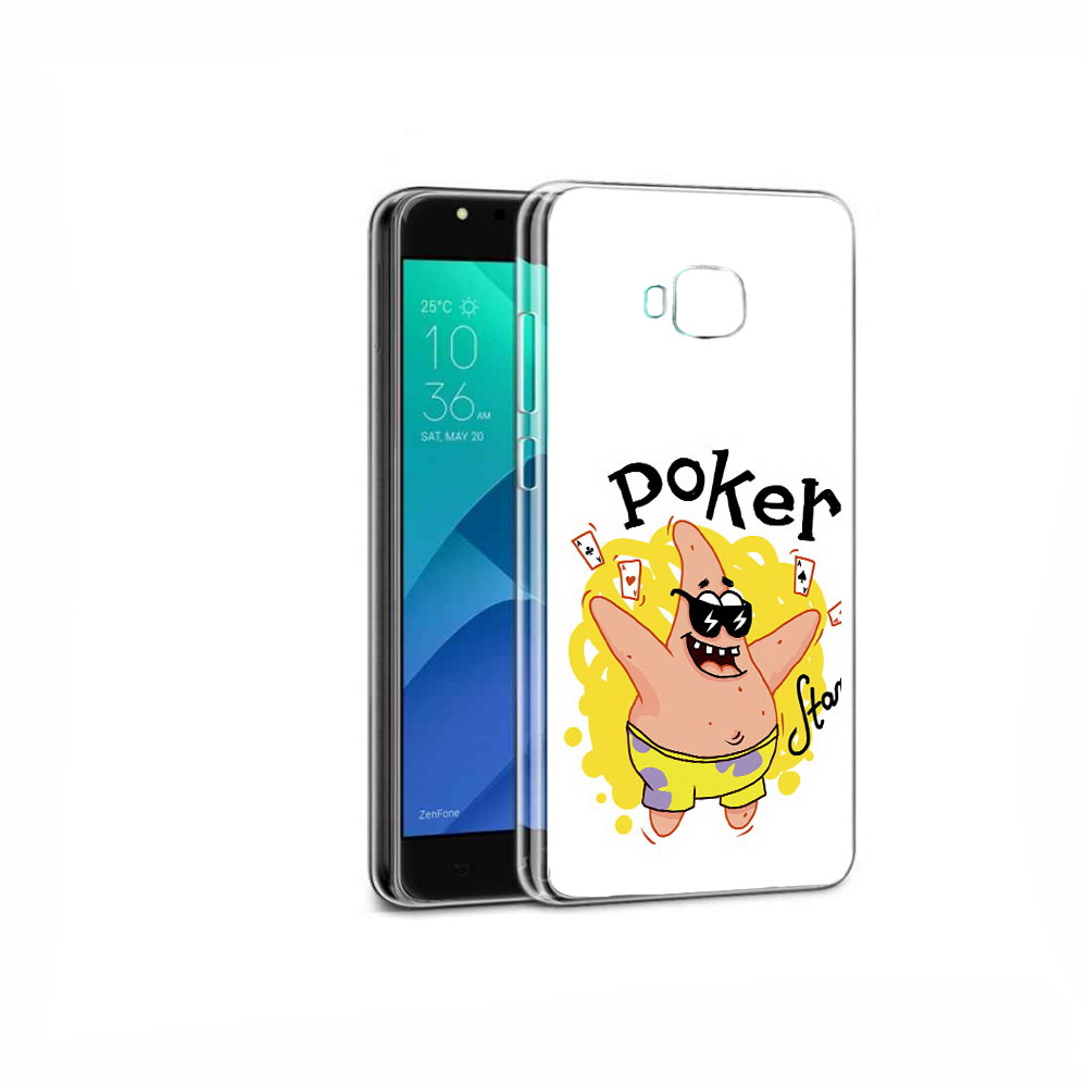 

Чехол MyPads Tocco для Asus ZenFone 4 Selfie Патрик, Прозрачный, Tocco