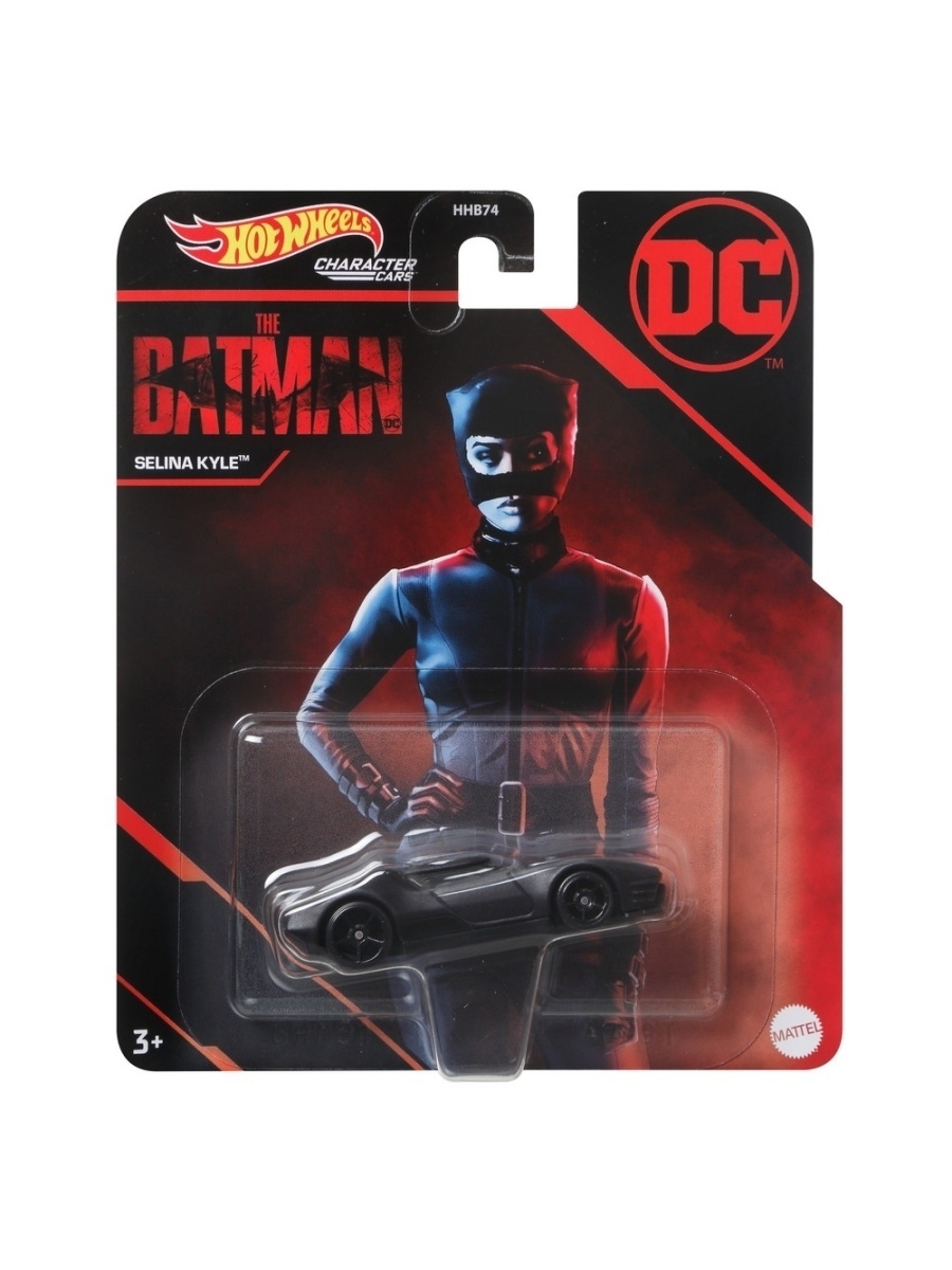 фото Машинка hot wheels герои блокбастеров dc селина кайл selina kyle hhb74-grm31