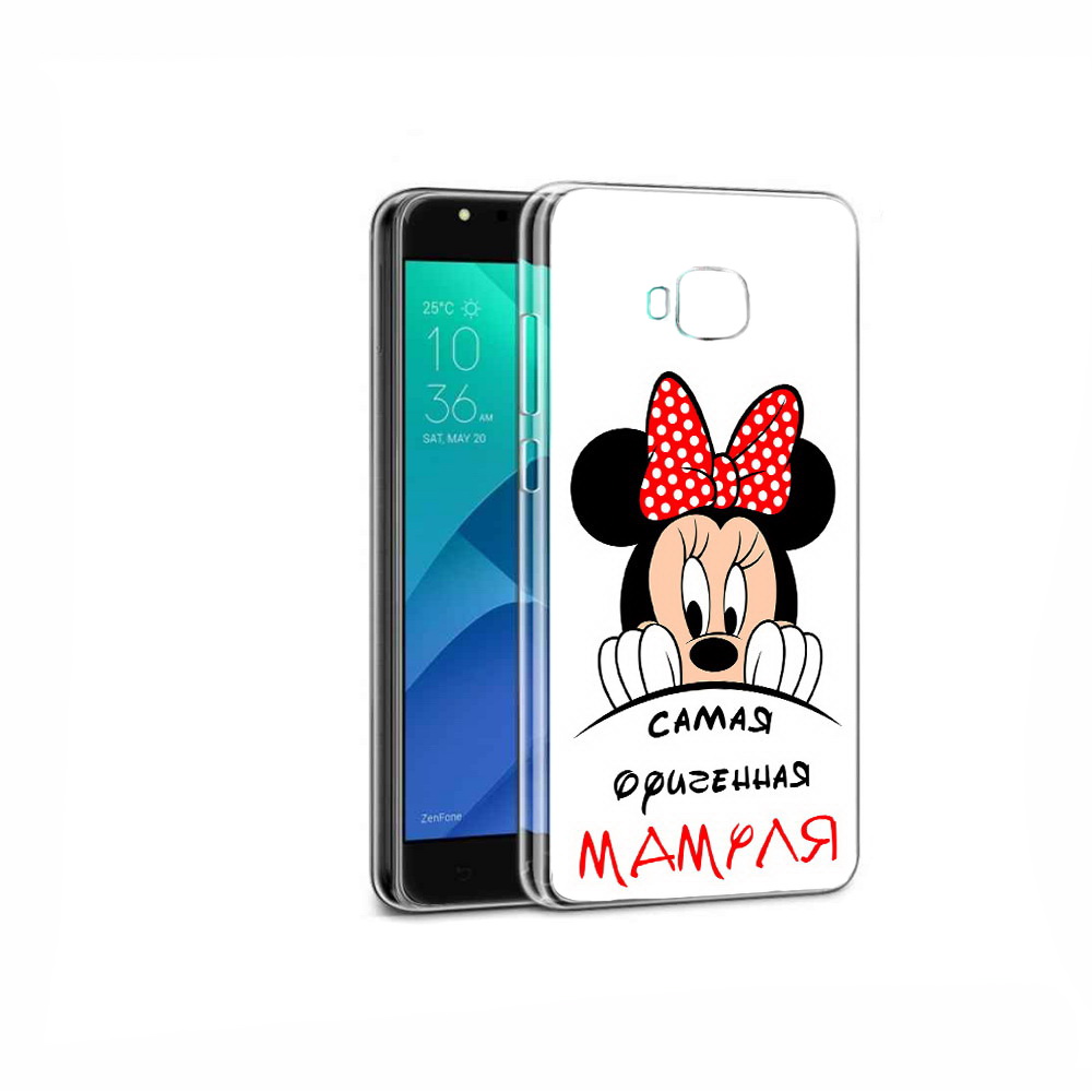 

Чехол MyPads Tocco для Asus ZenFone 4 Selfie Самая лучшая мамуля Мини Маус, Прозрачный, Tocco