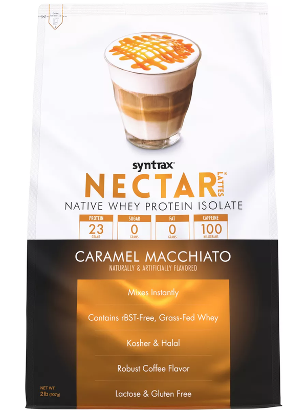 Протеин Syntrax Nectar Lattes 2lb Caramel Macchiato 907гр 5999₽