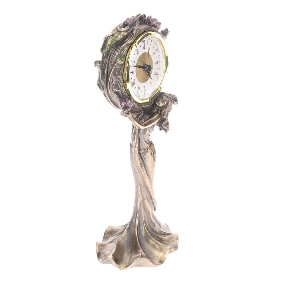 

Часы Veronese Девушка и лотосы (bronze)