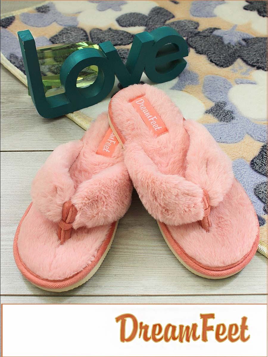 

Тапочки женские Dream feet DFR-22-12W розовые 41 RU, Розовый, DFR-22-12W