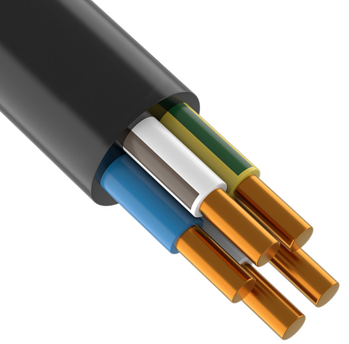 DORI кабель силовой ВВГ-Пнг-LS 5х10 кв.мм (1м) ГОСТ