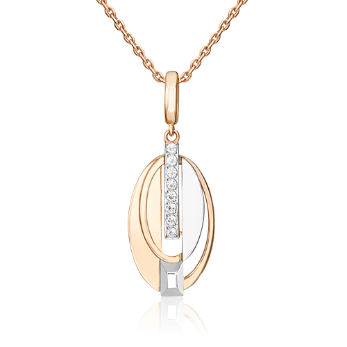 

Подвеска из красного золота/белого золота PLATINA jewelry 03-3371-00-201-1111, топаз, 03-3371-00-201-1111