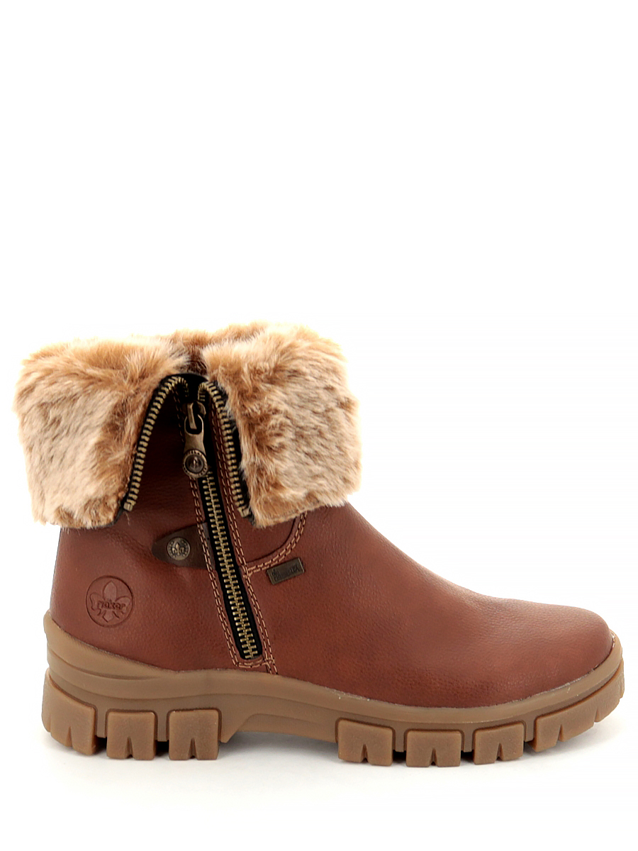 Полусапоги женские Rieker Z1082-25 коричневые 35 UK 7972₽