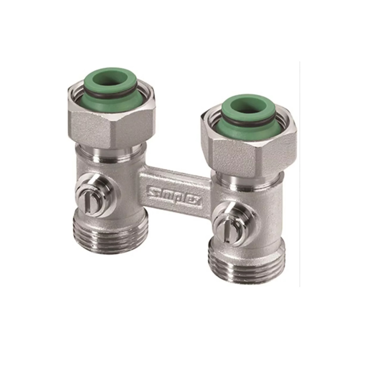 

SIMPLEX Standard Line узел нижнего подключения прямой D2/50 H-образный 3/4"EK х 3/4"EK c