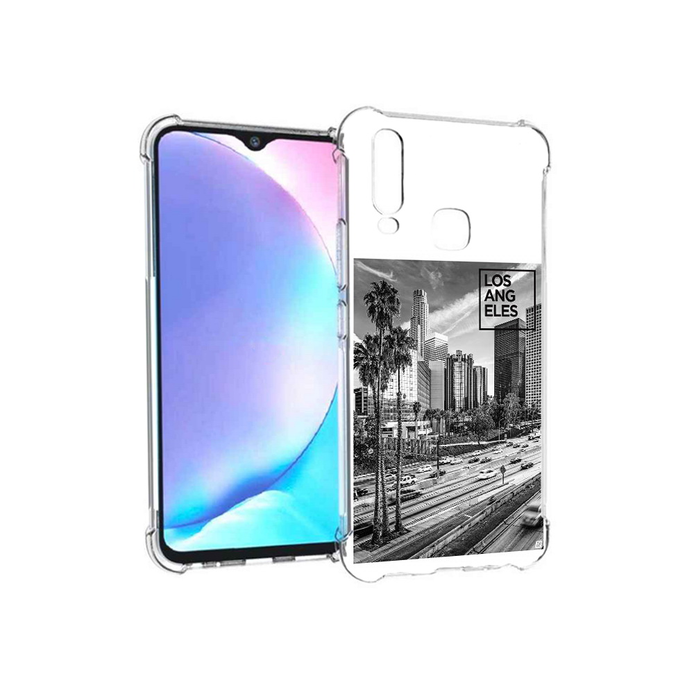 

Чехол MyPads Tocco для Vivo Y17 черно белый лос анджелес (PT136369.382.685), Tocco