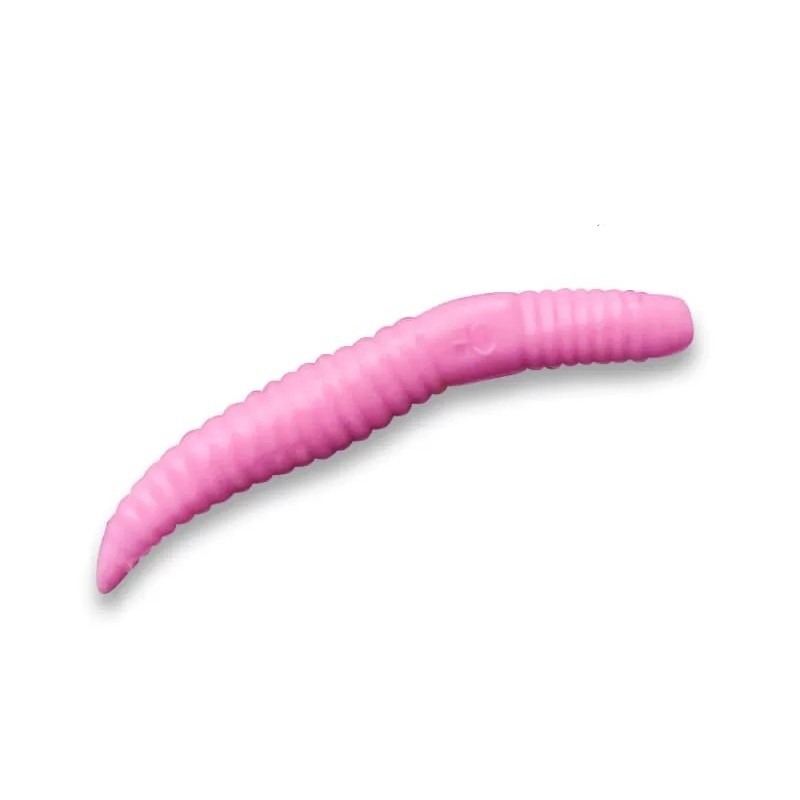

Мягкие приманки Crazy Fish MF BABY WORM 2.0" Сладкий сыр # 053 (8шт), Розовый, MF Baby Worm
