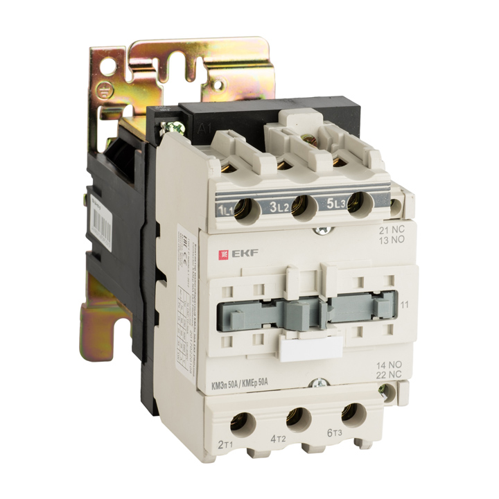 фото Контактор кмэп малогабаритный 50а 24в dc 1no 1nc ekf proxima