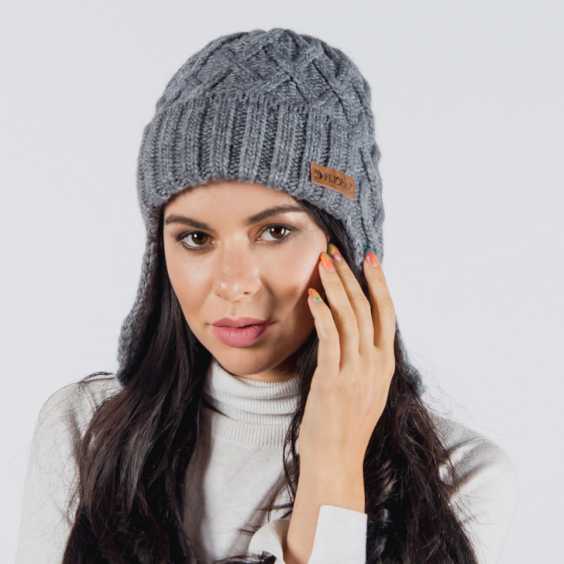 

Шапка женская Flioraj 358FJ серая, 358FJ