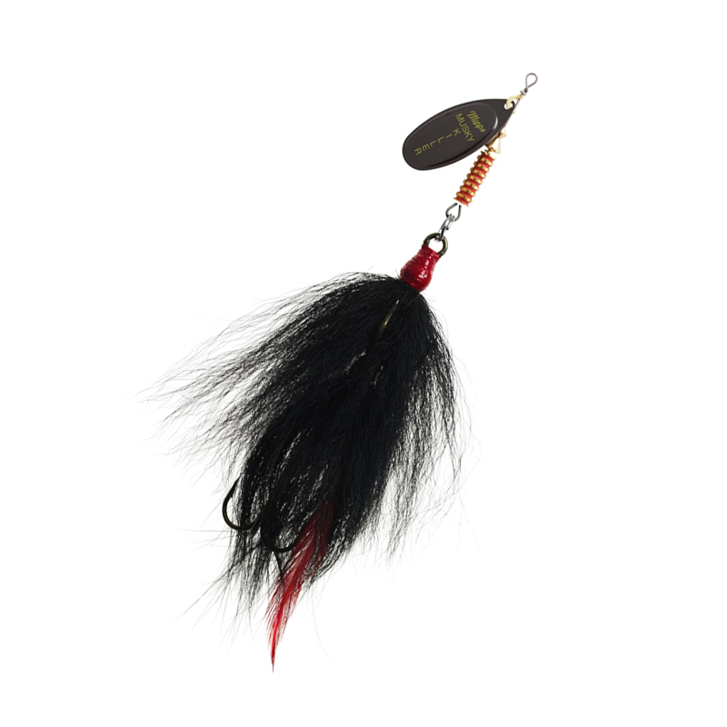 

Вращающаяся блесна Mepps Musky Killer 1шт цвет black, Золотистый;черный, Musky Killer