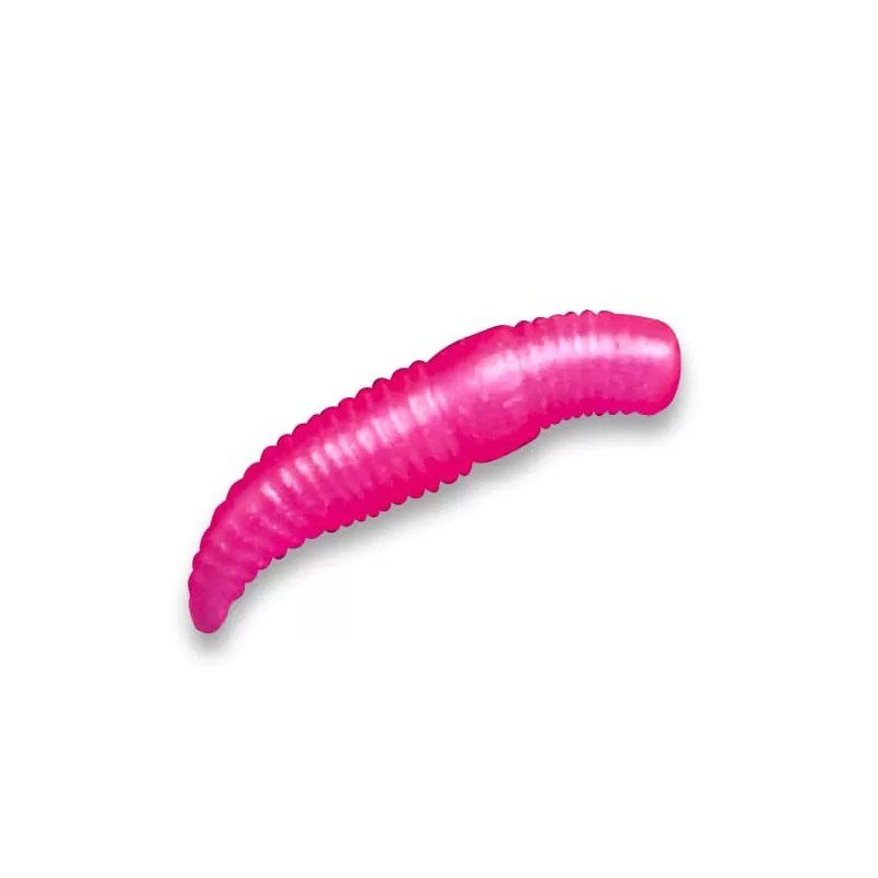 

Мягкие приманки Crazy Fish MF BABY WORM-EF 1.2" Сладкий сыр # 101 (12шт), Розовый, MF Baby Worm