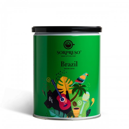 

Кофе молотый Sorpreso Brazil Yellow Bourbon в банке 250 гр., Sorpreso Brazil 250 (Б)