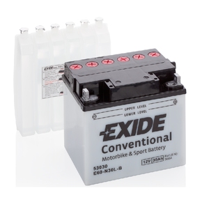 

Аккумулятор мото Exide E60-N30L-B (Y60-N30L-B)