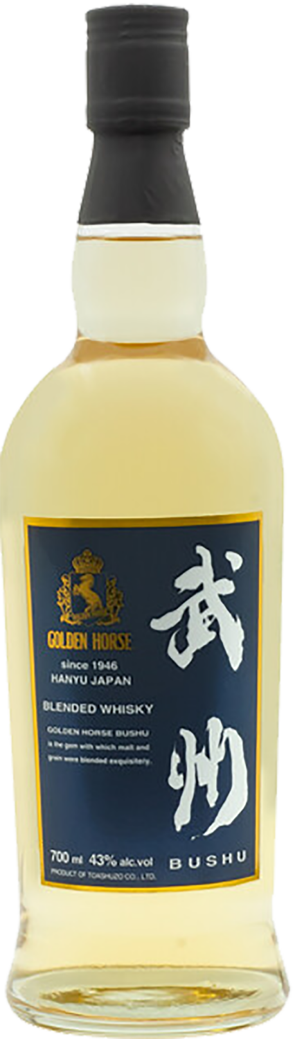 

Виски TOA Shuzo Golden Horse Bushu Blended Whisky 43% 0,7л