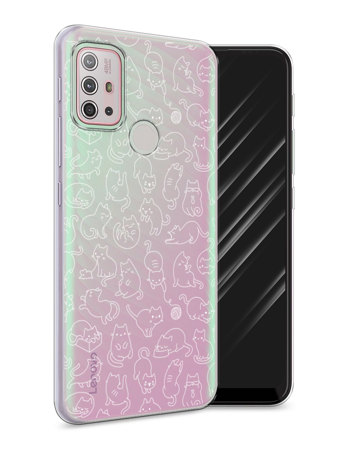 

Чехол Awog на Lenovo K13 Note/Motorola Moto G10/G20/G30 "Шкодливые котики", Разноцветный, 242150-2