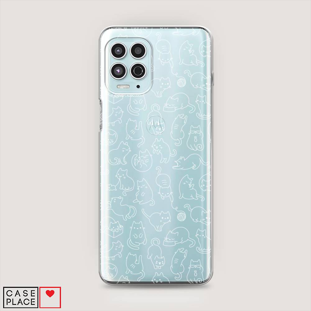 

Чехол Awog на Motorola Moto G100 "Шкодливые котики", Разноцветный, 241650-2