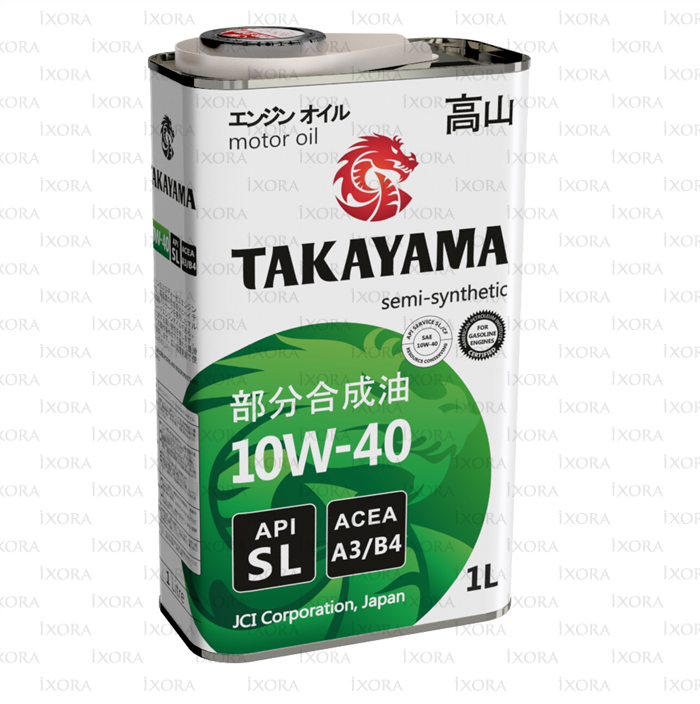 

Моторное масло TAKAYAMA полусинтетическое SAE 10W40 API SL ACEA A3/B4 1л