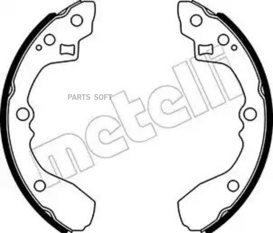 

Колодки Барабанные Kia Rio 02-05 53-0506