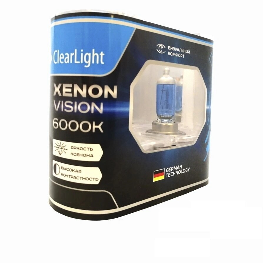 фото Комплект ламп h3 12v-55w xenonvision (2 шт.) clearlight