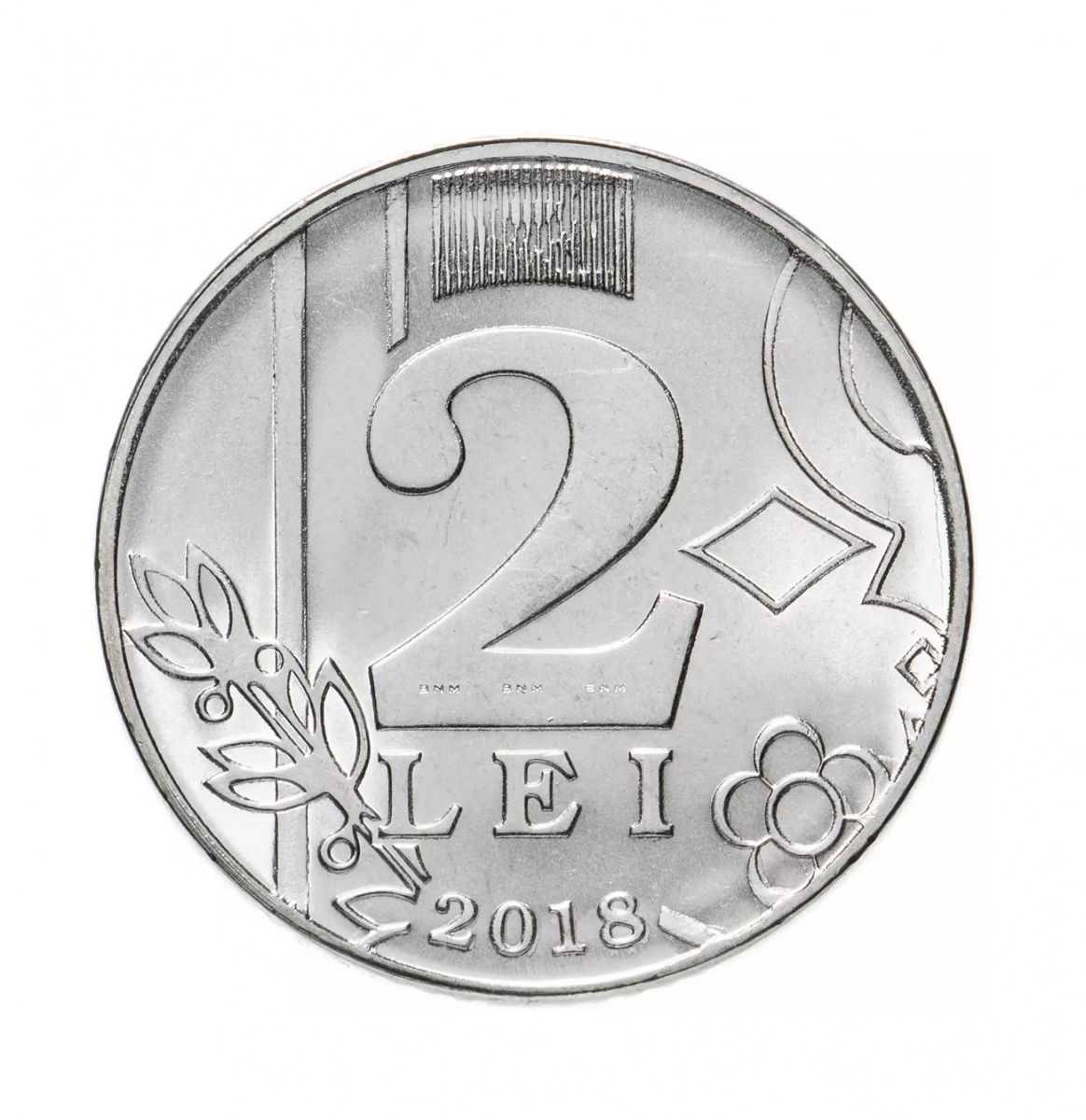 

Памятная монета 2 лей. Молдова, 2018 г. в. Монета в состоянии UNC (без обращения)