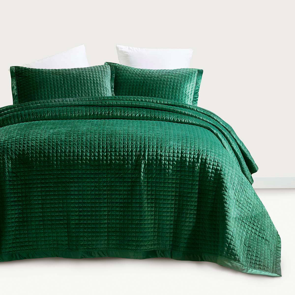 

Покрывало Arya Бархат 250X260 - 250X70+5 Matte Зеленый