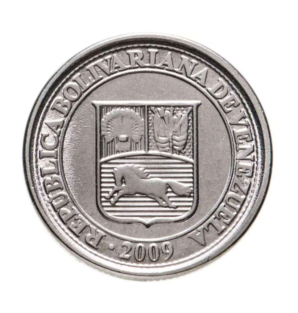 

Памятная монета 10 сентимо. Венесуэла, 2009 г. в. Монета в состоянии UNC (без обращения)
