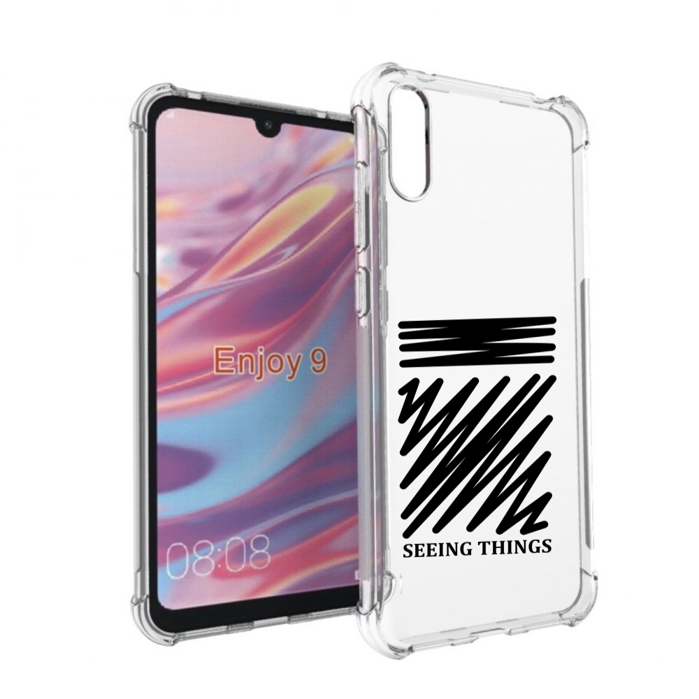 

Чехол бампер MyPads seeing-things для Huawei Enjoy 9, Прозрачный, Tocco