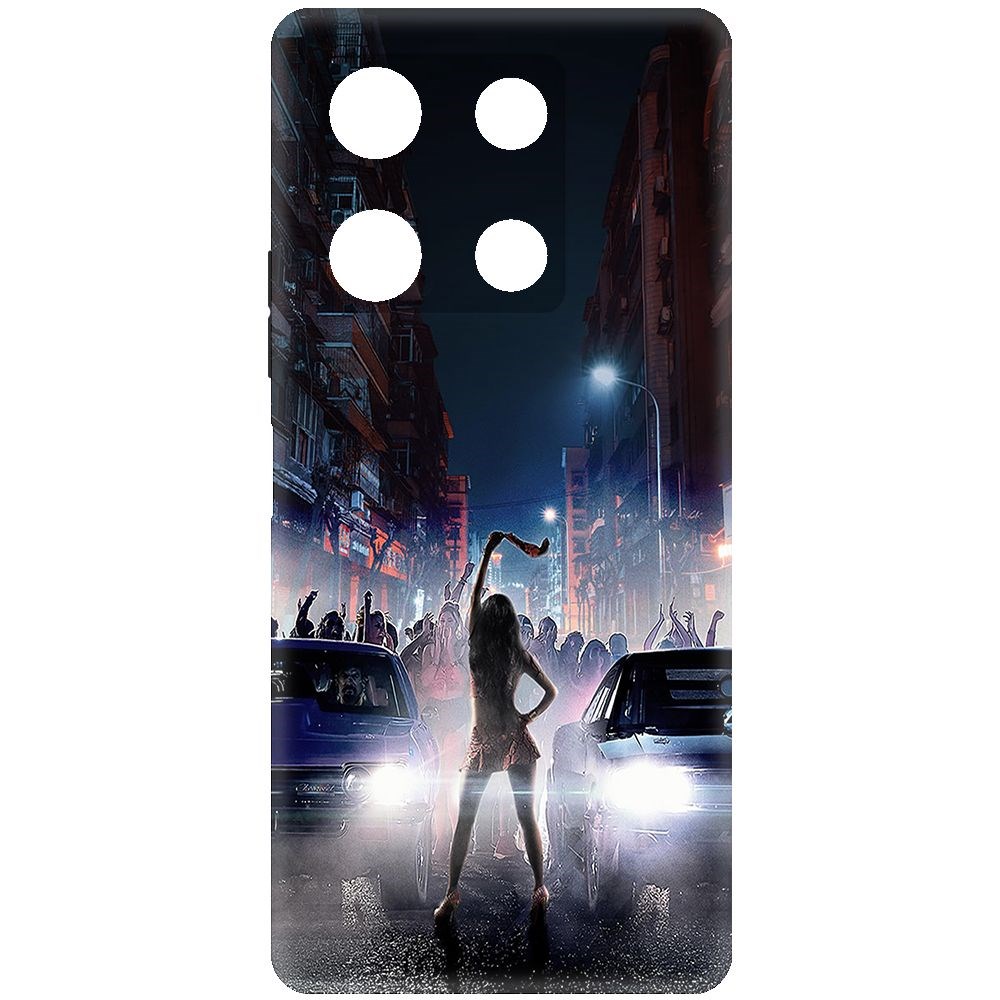 

Чехол-накладка Krutoff Soft Case Форсаж. Стритрейсинг для INFINIX Note 30 Pro черный