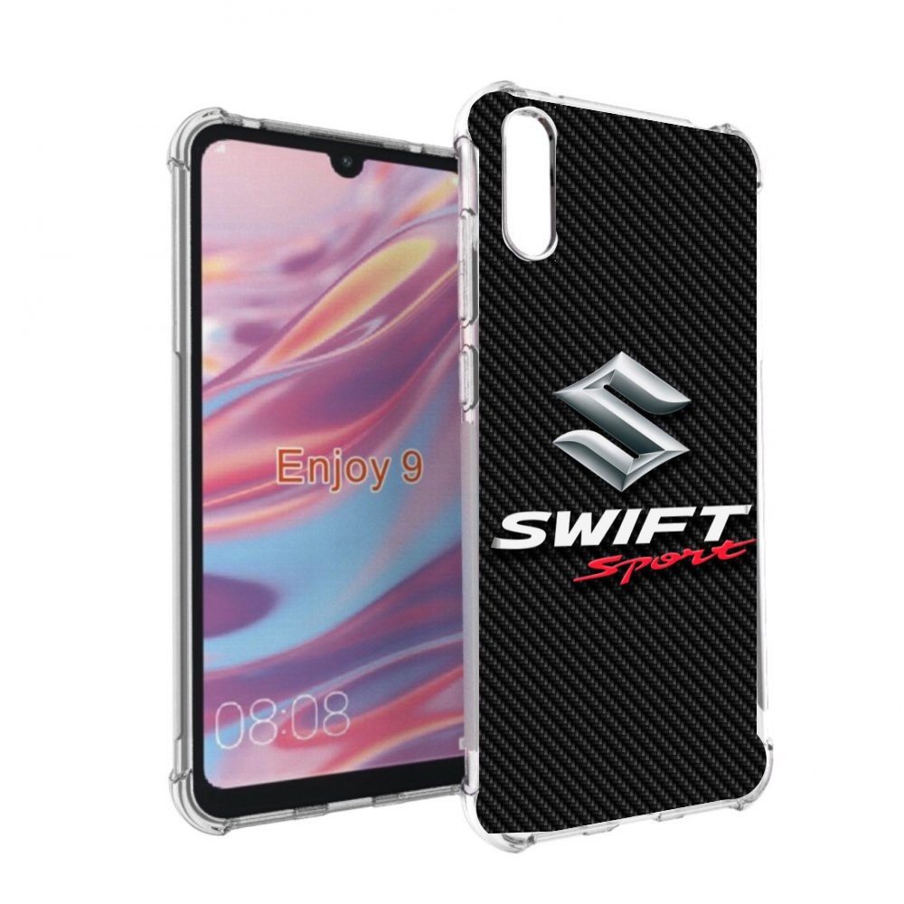 

Чехол бампер MyPads suzuki сузуки 1 мужской для Huawei Enjoy 9, Прозрачный, Tocco