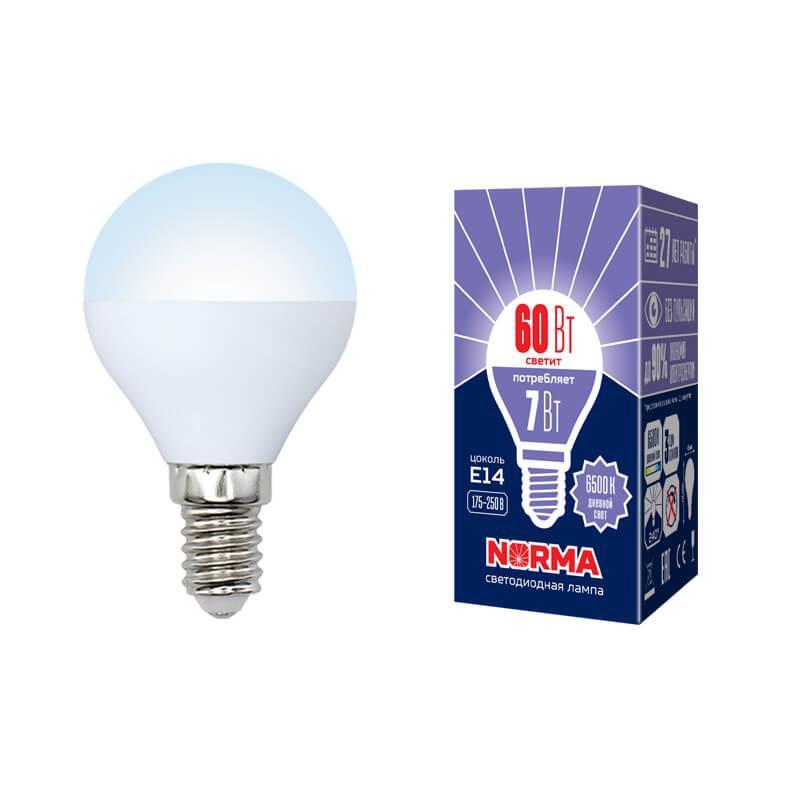 

Лампа светодиодная E14 7W 6500K матовая LED-G45-7W/DW/E14/FR/NR UL-00003818