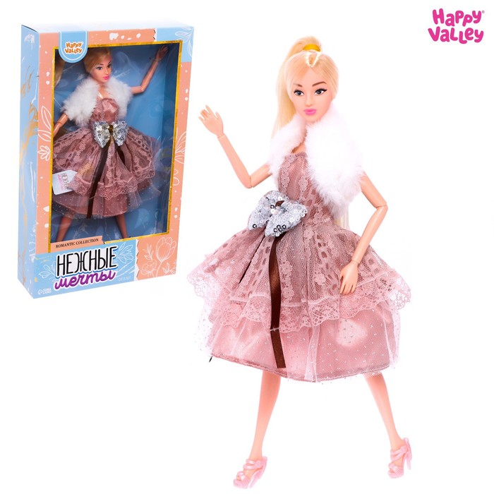 Кукла-модель «Нежные мечты» со светлыми волосами кукла фея мечты с гирляндой