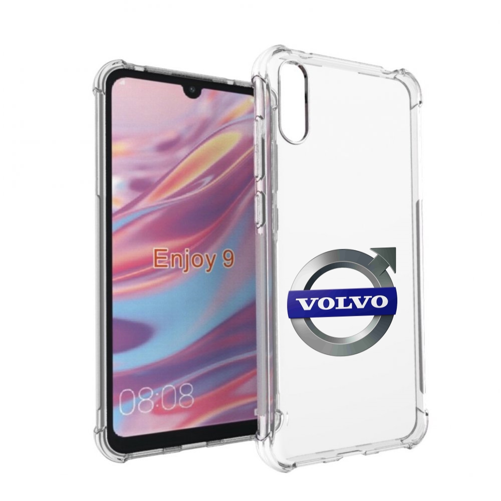 

Чехол бампер MyPads volvo мужской для Huawei Enjoy 9, Прозрачный, Tocco