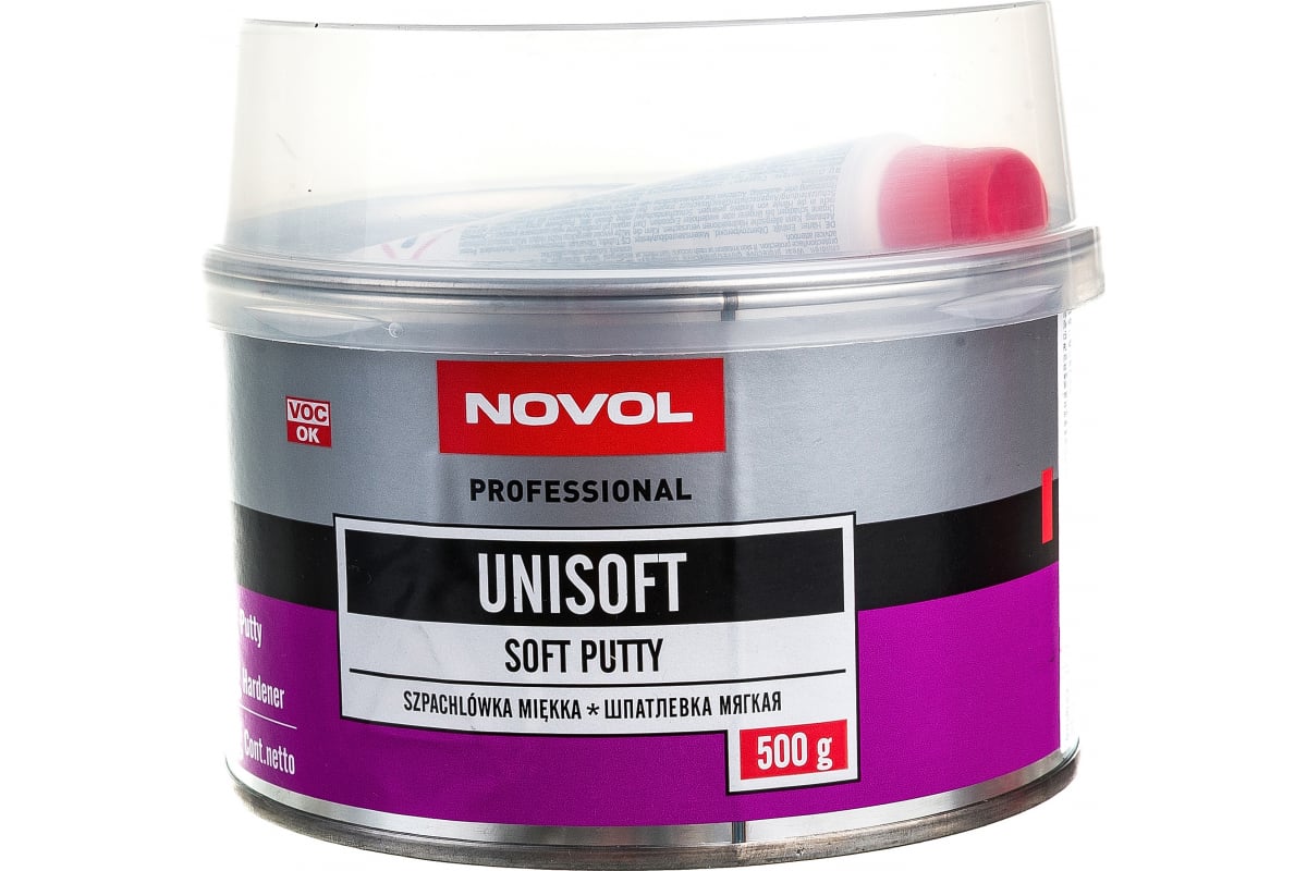 

Шпатлевка Novol Unisoft 0.5 кг X6124260, Бежевый