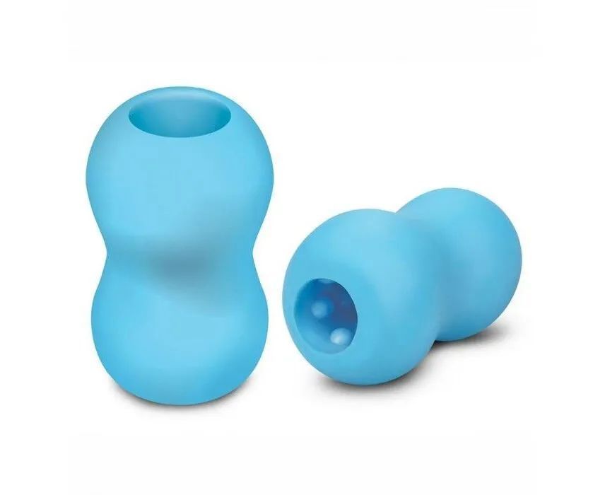 Мастурбатор Zolo Mini Double Bubble голубой