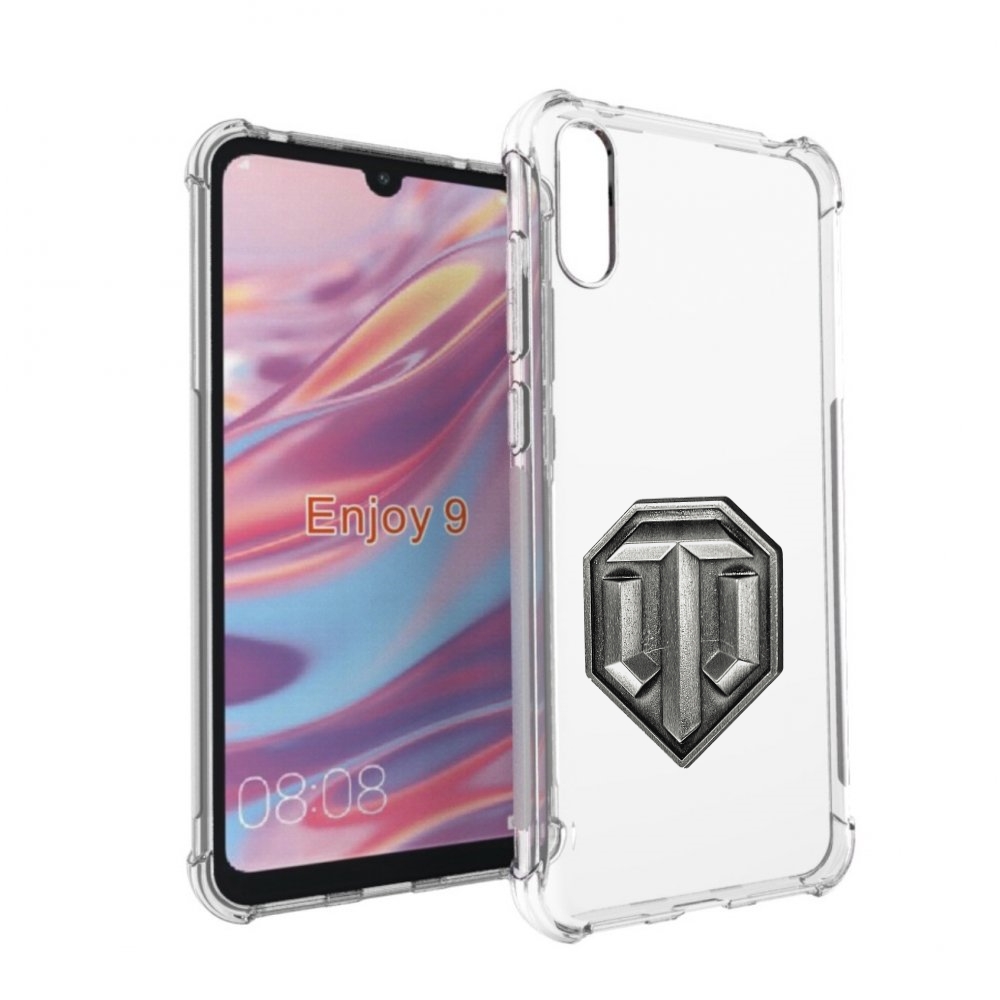 

Чехол бампер MyPads world-of-tanks мужской для Huawei Enjoy 9, Прозрачный, Tocco