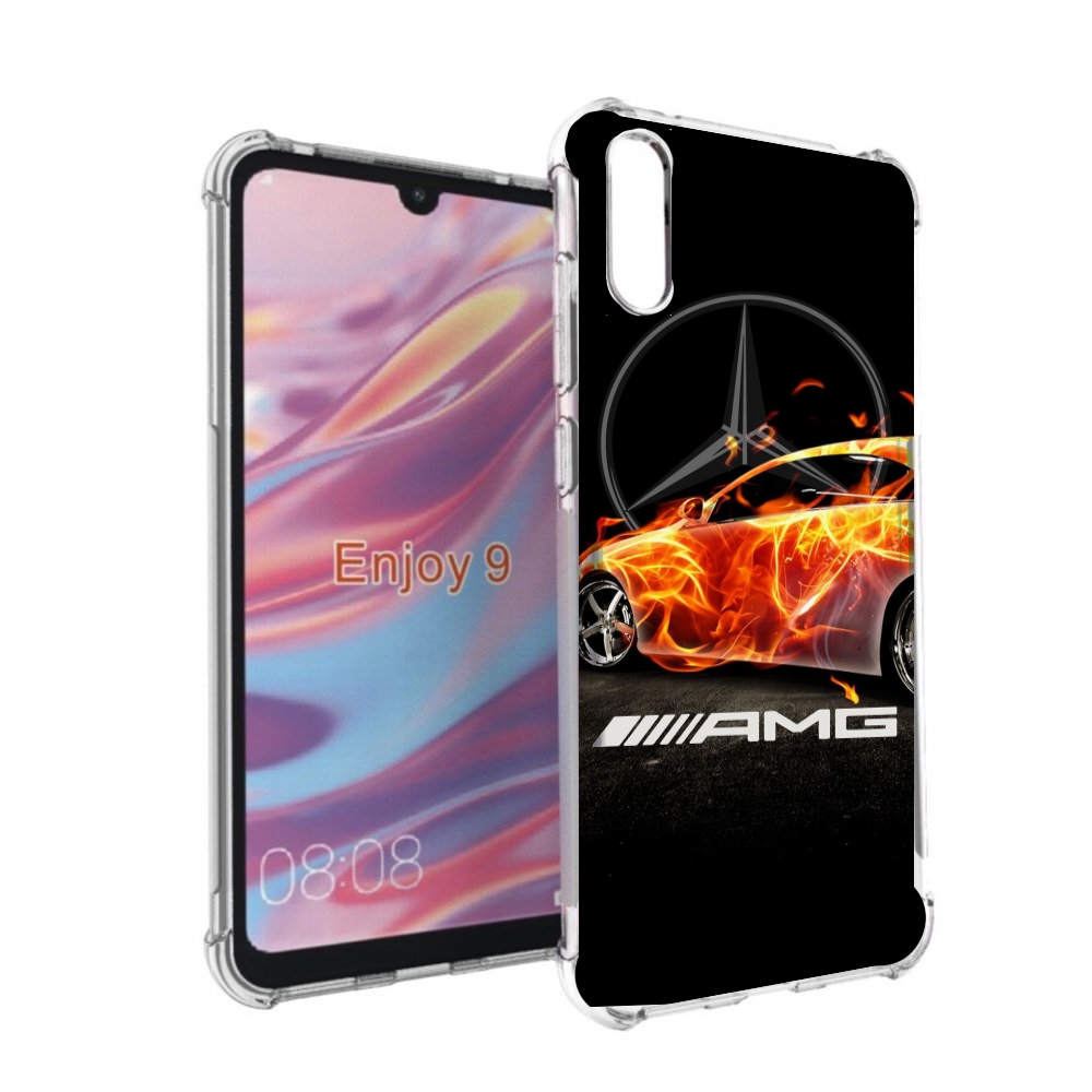 

Чехол бампер MyPads АМГ мужской для Huawei Enjoy 9, Прозрачный, Tocco