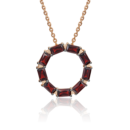 

Подвеска из золота PLATINA jewelry 03-3065-00, гранат, 03-3065-00
