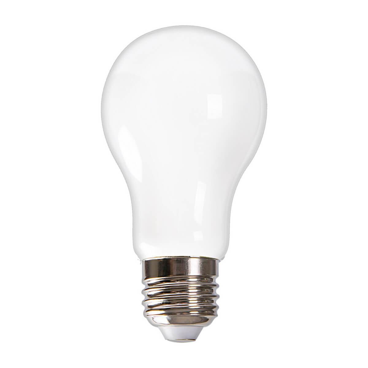

Лампа светодиодная E27 9W 3000K матовая LED-A60-9W/3000K/E27/FR GLH01WH UL-00004841