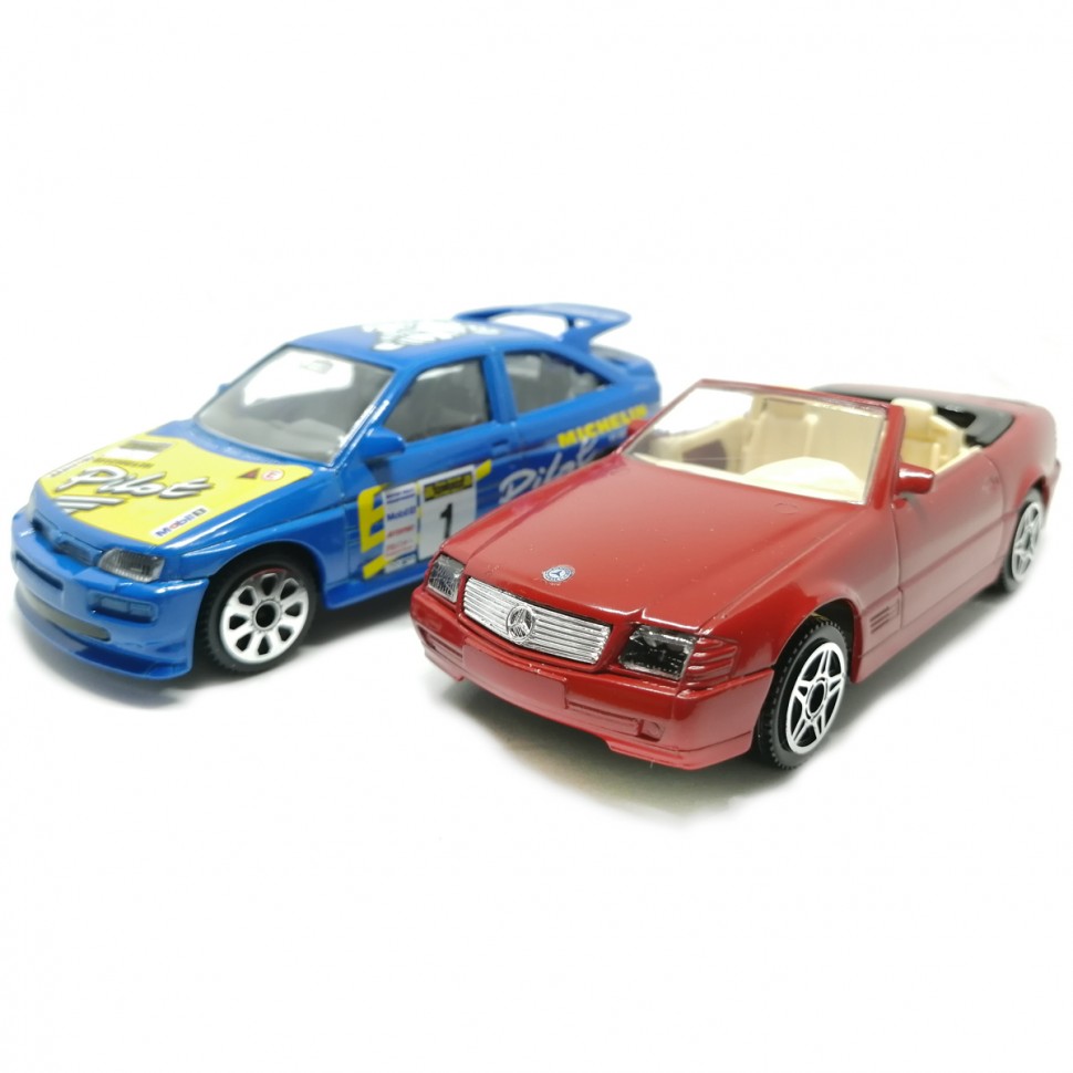 

Модель Ford Escort Cosworth Mercedes 300 SL масштаба 1:43, металл