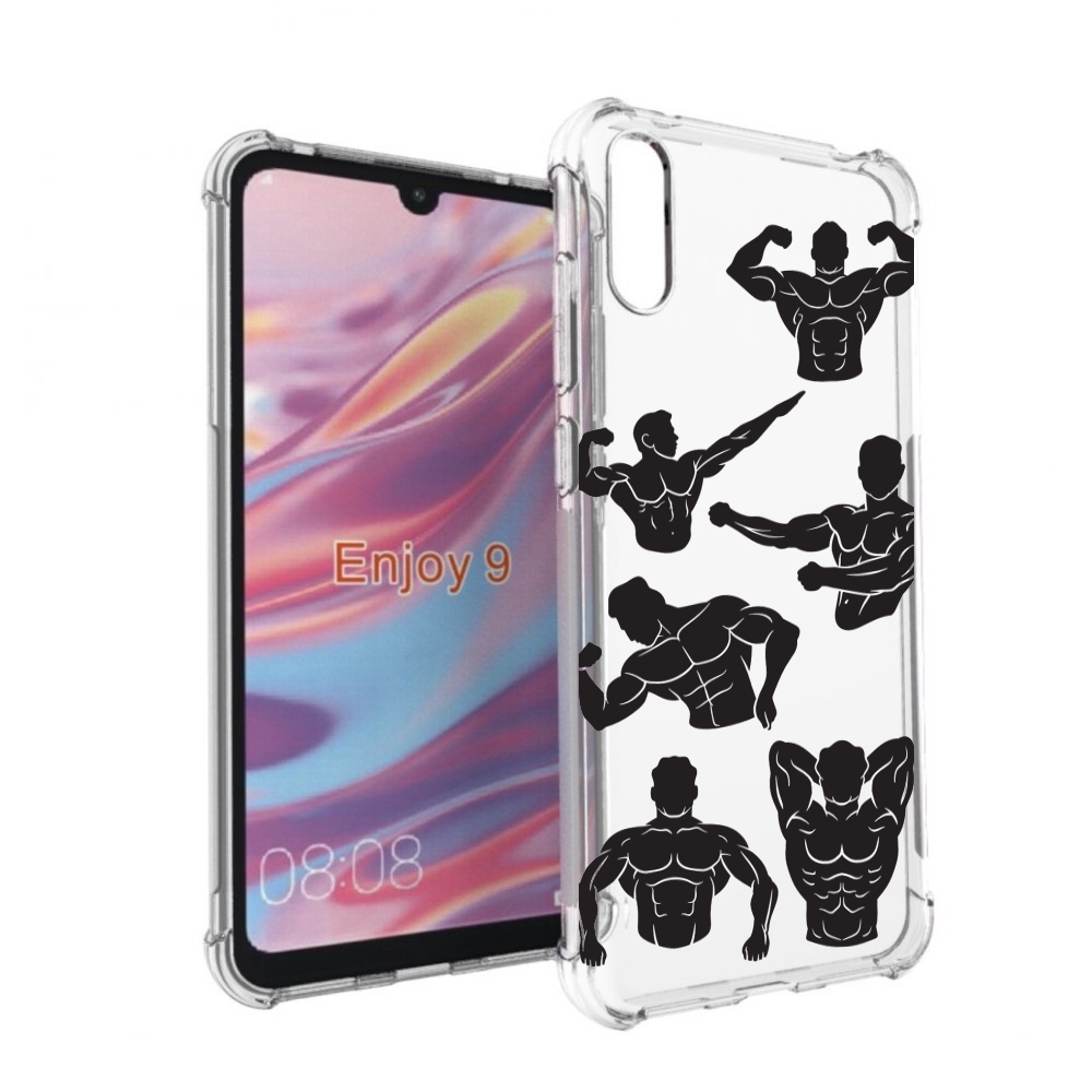 

Чехол бампер MyPads Атлет мужской для Huawei Enjoy 9, Прозрачный, Tocco